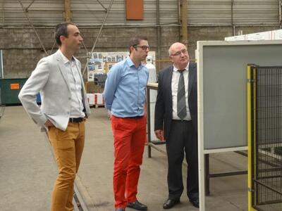 Visite de l'Atelier GEORGEAULT à St Aubin du Cormier
