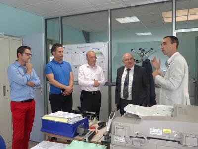Visite des bureaux de l'entreprise GEORGEAULT